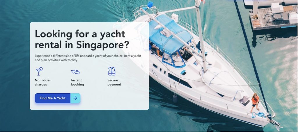 yachtly home page