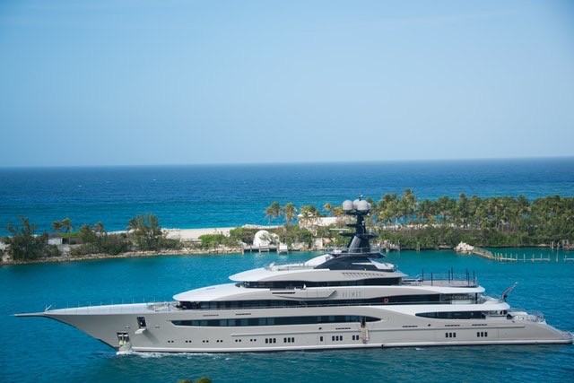 Superyachts such as this one can sell for millions of dollars